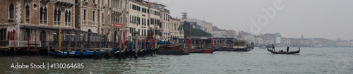 Gondola in the Venice sea