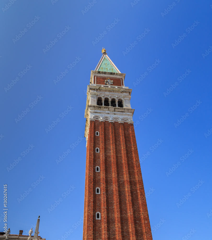 Bell tower of St. Mark's Square in Venice