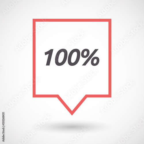 Isolated tooltip with    the text 100%
