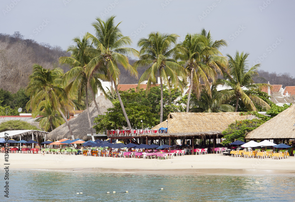 Mexican Resort Town Beach