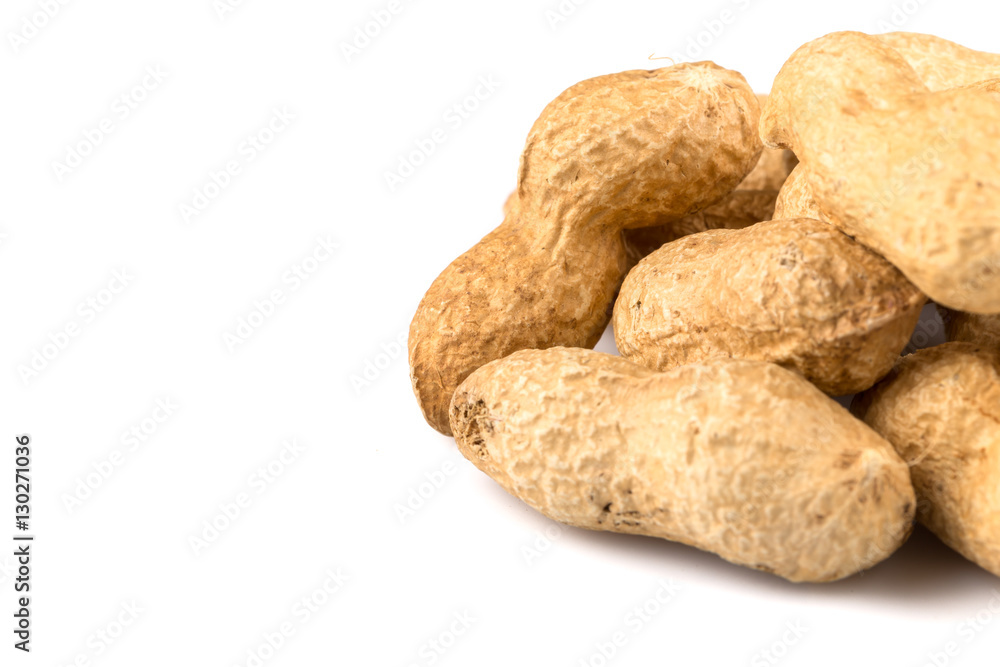 Pile of peanuts close up Pile of peanuts close up
