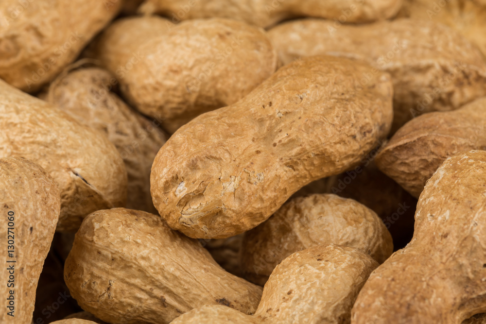 Pile of peanuts shells close up Pile of peanuts shells close up
