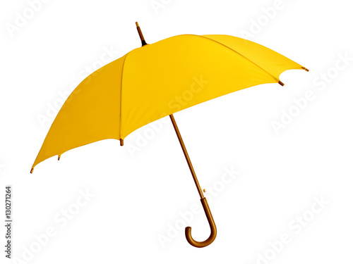 Yellow umbrella photo