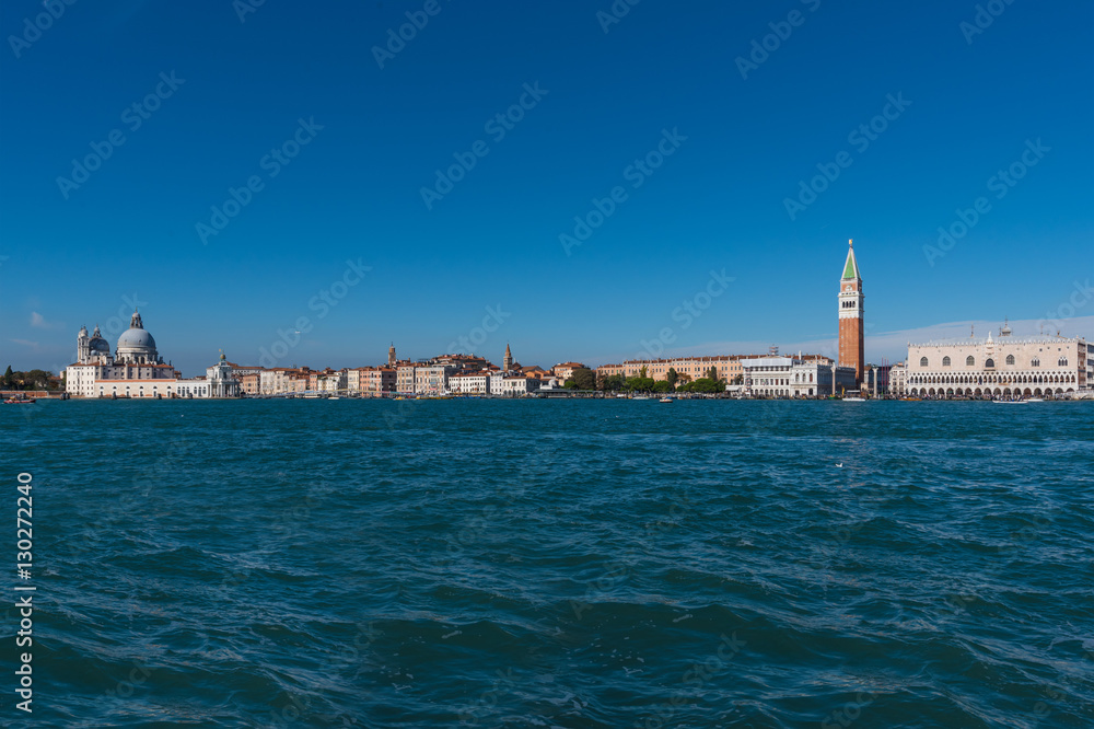 Venice (Italy) - The city on the sea. The cityscape from Saint George island