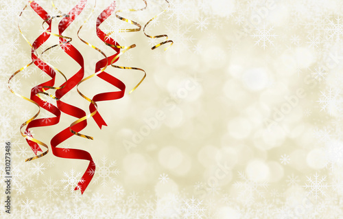 Winter background with twis...