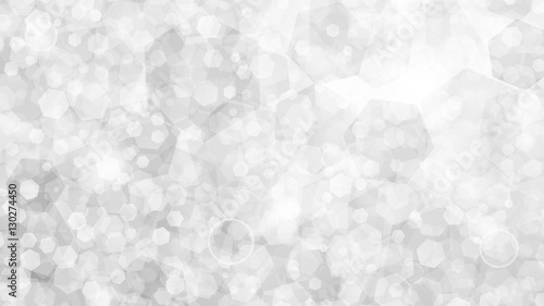 White abstract background of small hexagons