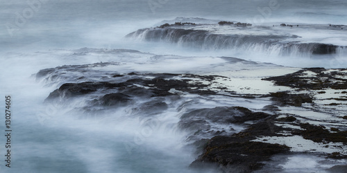 relaxing coastal scene