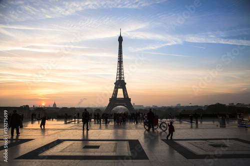 Morgens am Eiffelturm © Silke Koch