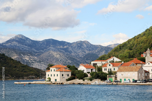 Kotor Bay view from ferry, Montenegro © nastyakamysheva