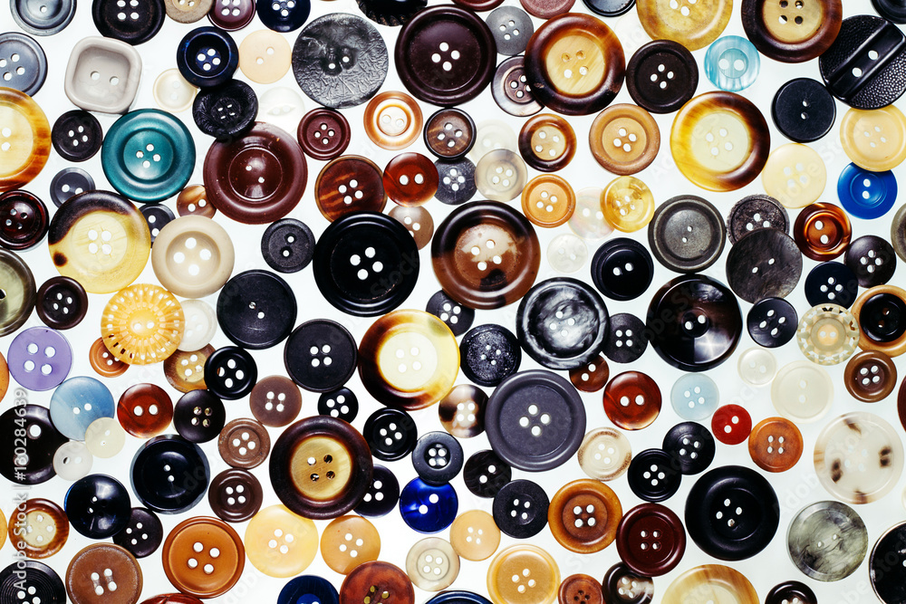 Detail of old buttons