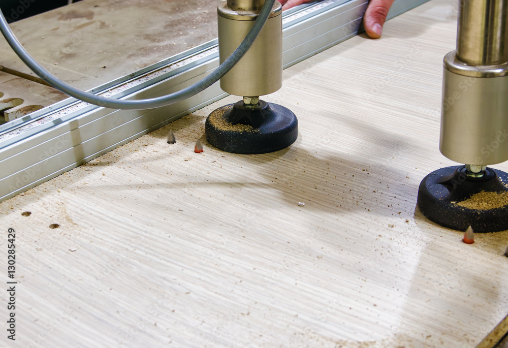 woodworking machine work Stock-Foto | Adobe Stock