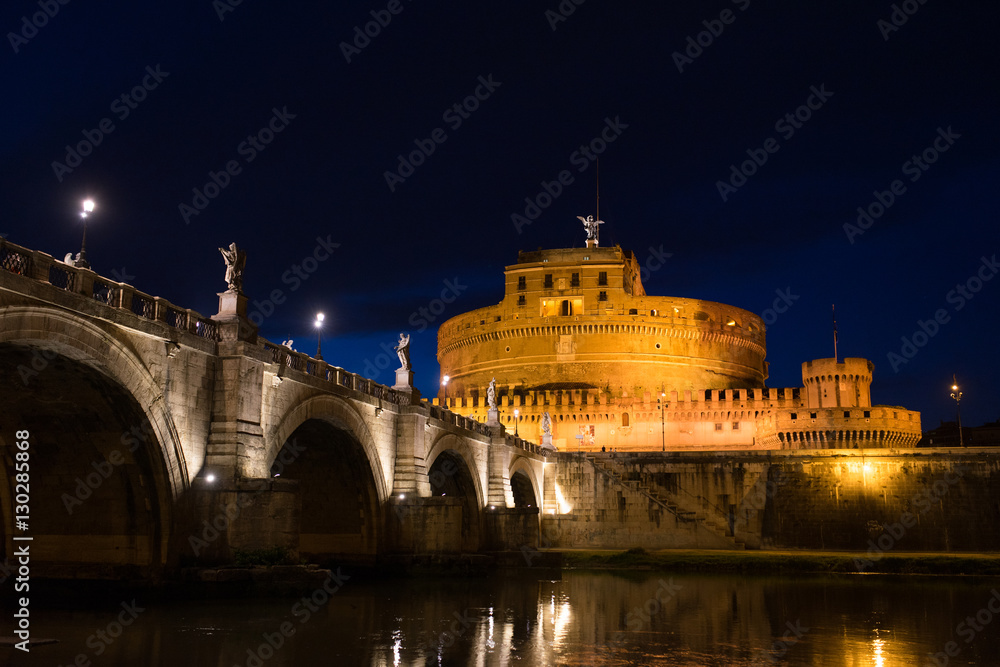 Castle of Sant Angelo at night