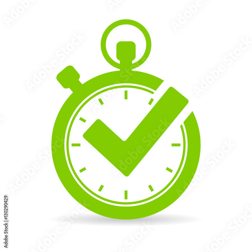 Best time vector icon