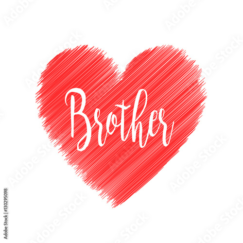 Herz mit BROTHER