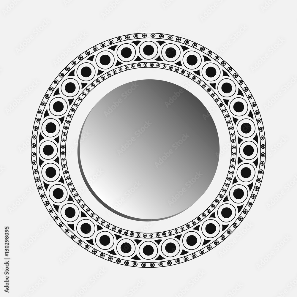 Ornamental circle pattern. Mandala Ornamental circle pattern. Mandala