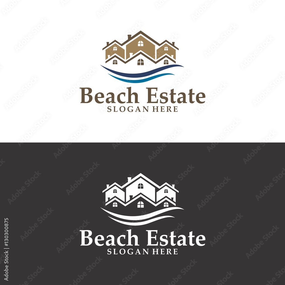 Beach Estate logo in vector