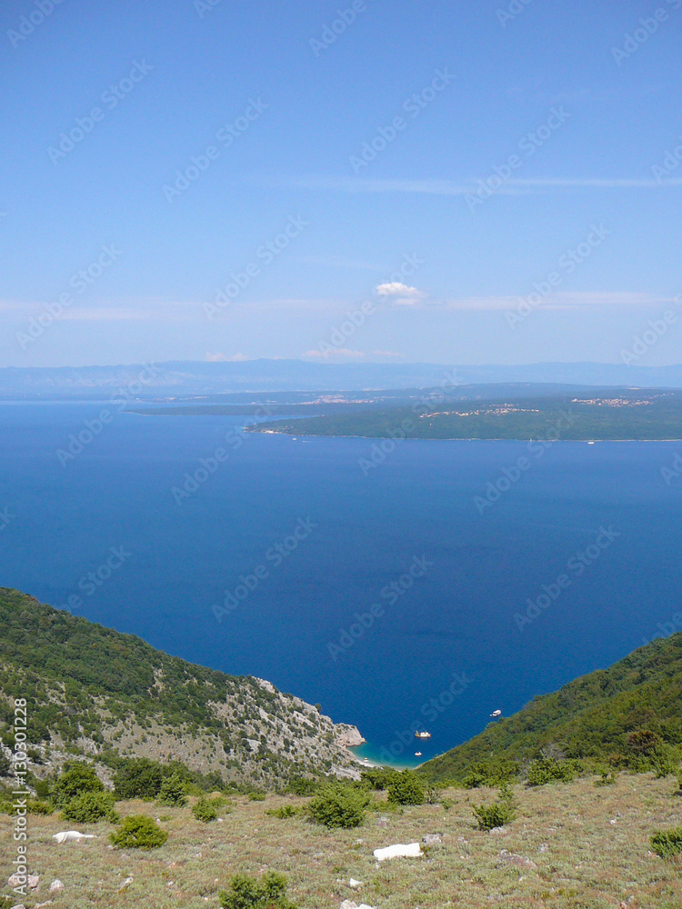 View of the sea of Cres