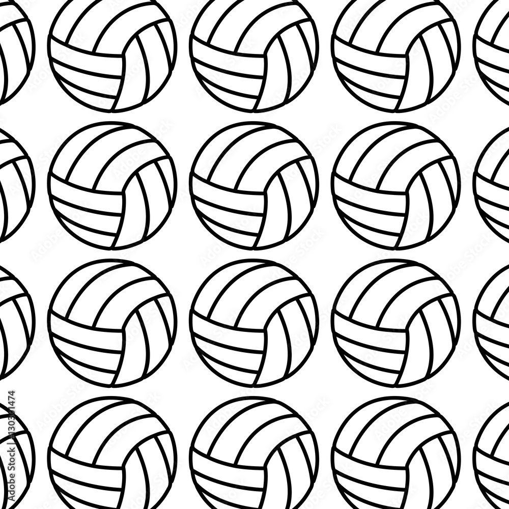 volleyball sport emblem icon vector illustration design