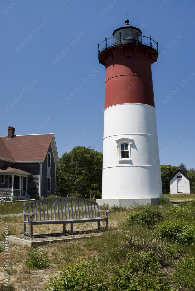 Nauset Lighthouse in Cape Cod Massachusetts Nauset Lighthouse in Cape Cod Massachusetts