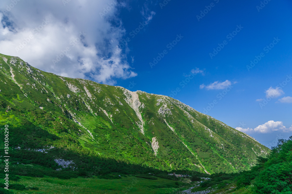 Fototapeta premium Mount. Kiso-Komagatake ,Central Alps,Nakano,Japan