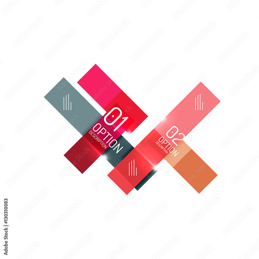 Infographics geometric business template Infographics geometric business template