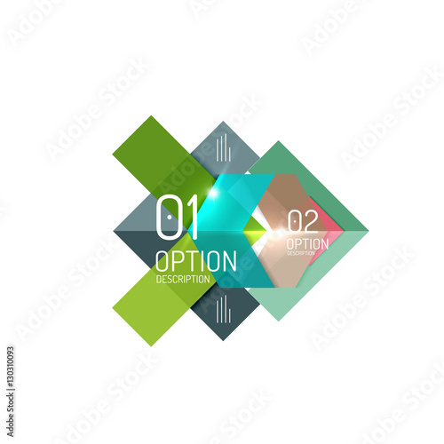 Free Download Infographics geometric business template - GFXLoad