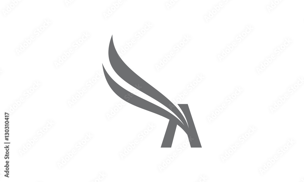 Fototapeta premium Letter A Angel