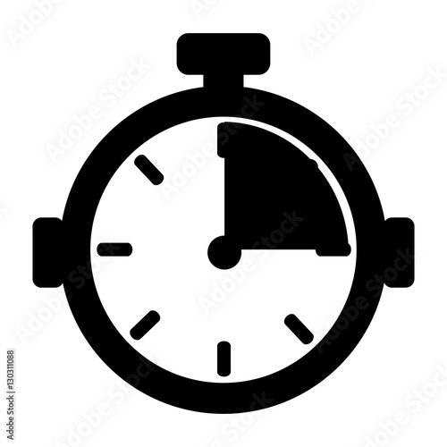 chronometer watch isolated icon vector illustration design
