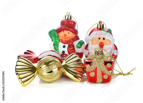 christmas decoration on a white background