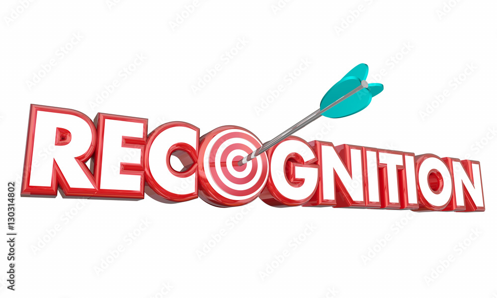 Recognition Appreciation Recognize Great Work Kudos Target 3d Il Stock