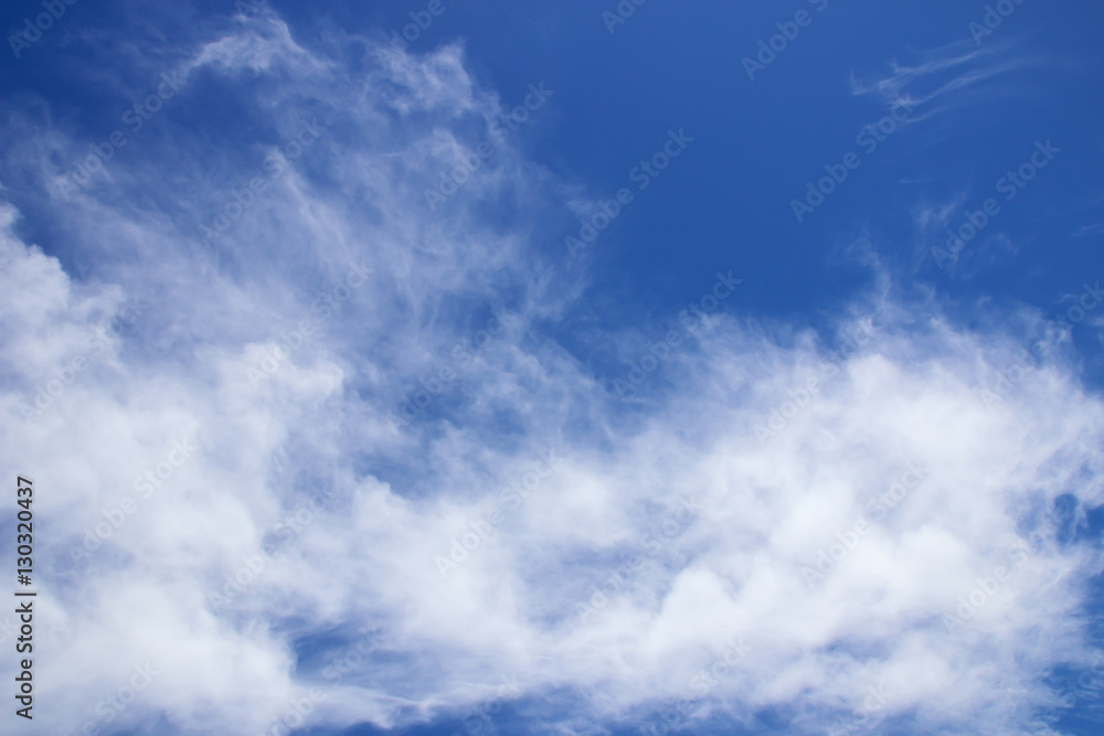 Beautiful white clouds with blue sky background Beautiful white clouds with blue sky background