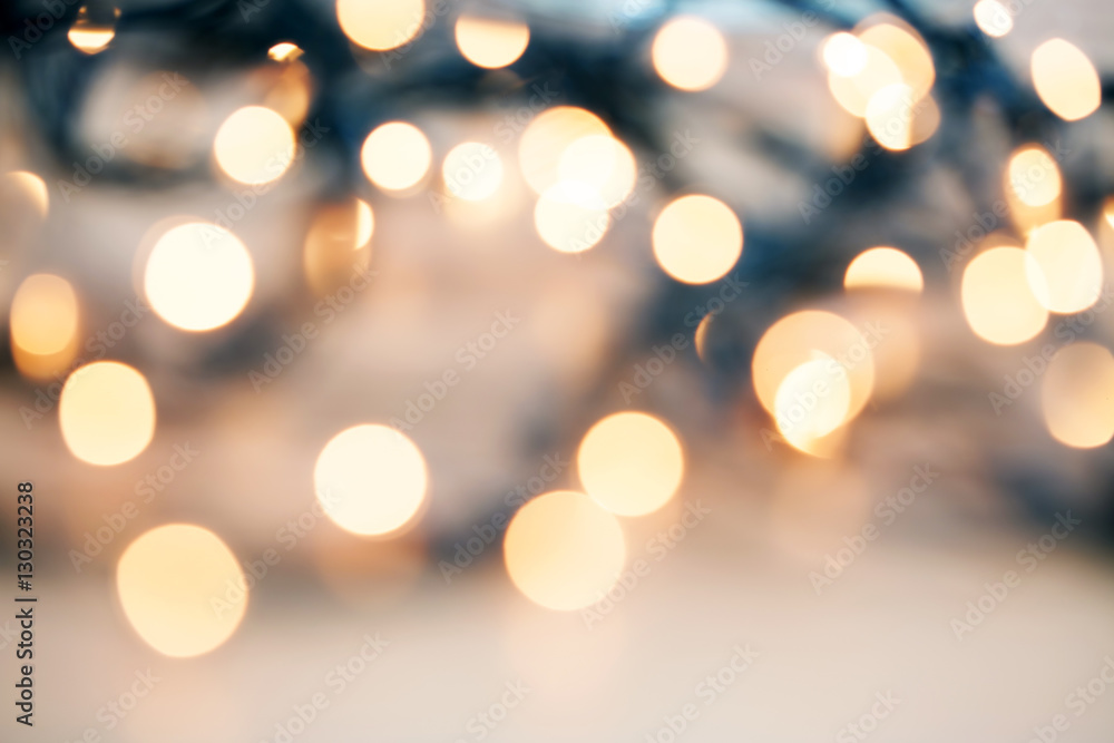 Blurred bokeh of Christmas lights Blurred bokeh of Christmas lights