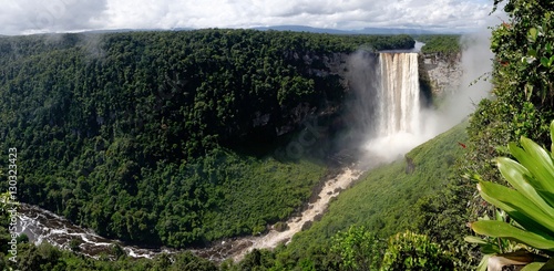 Panoramic view of Kaieteur Falls, Guyana