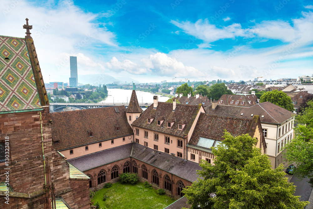 Panoramic view of Basel Panoramic view of Basel