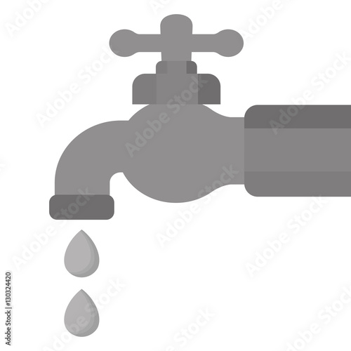 classic faucet icon image vector illustration design 