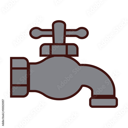 classic faucet icon image vector illustration design 