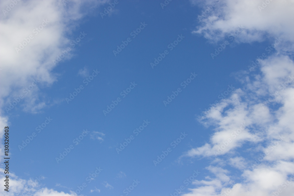 Blue sky with clouds background Blue sky with clouds background
