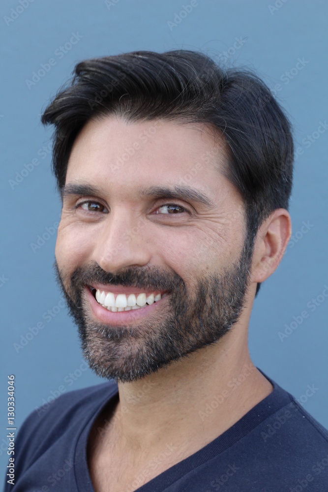 Fototapeta premium Man with a perfect white smile