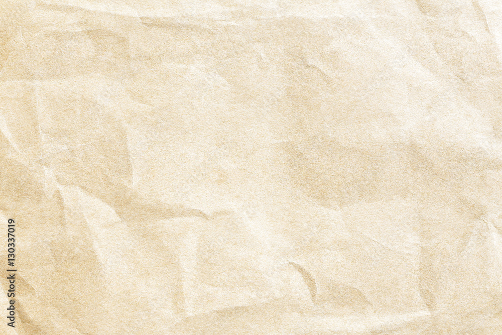 Brown crumpled paper texture Brown crumpled paper texture