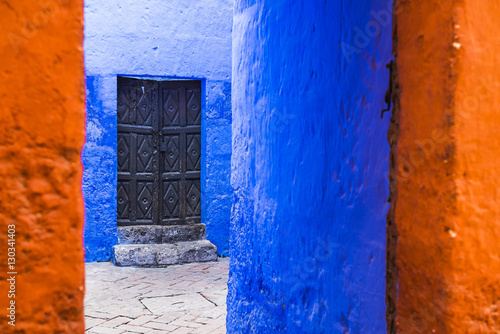 Santa Catalina Monastery (Convento de Santa Catalina) (St. Catherine), a convent in Arequipa, Peru photo