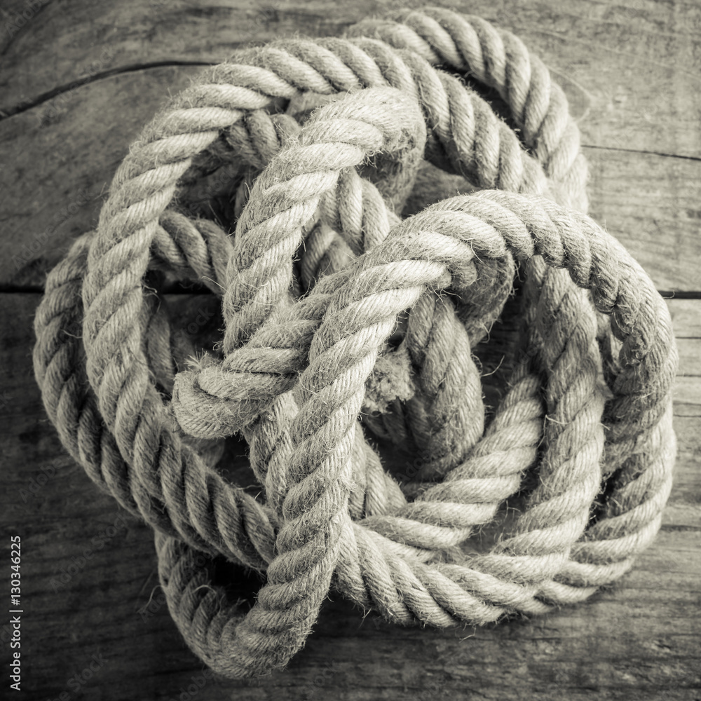 hemp rope tangle black and white photo - intricacy concept hemp rope tangle black and white photo - intricacy concept