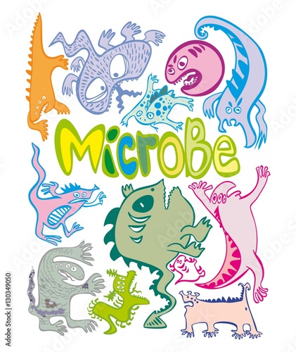 figure germs what are germs, evil, funny, freehand drawing, flu, bacteria, germs, infectious, infection, disease, sickness, infection