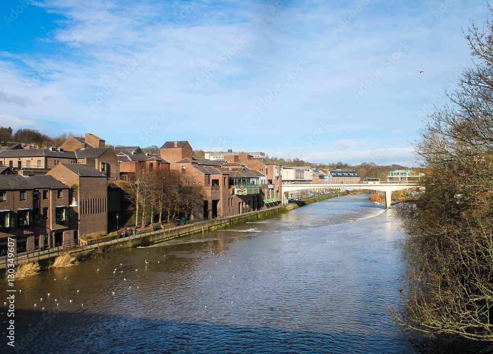 Durham City along the River Wear