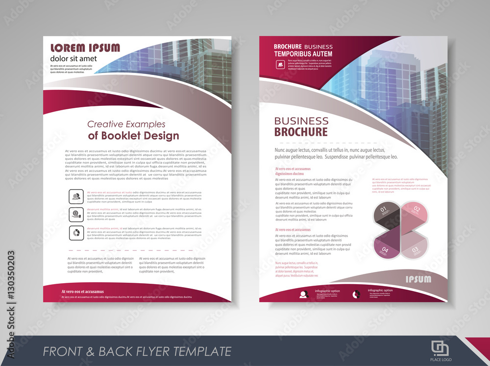 Obraz premium Presentation flyer design