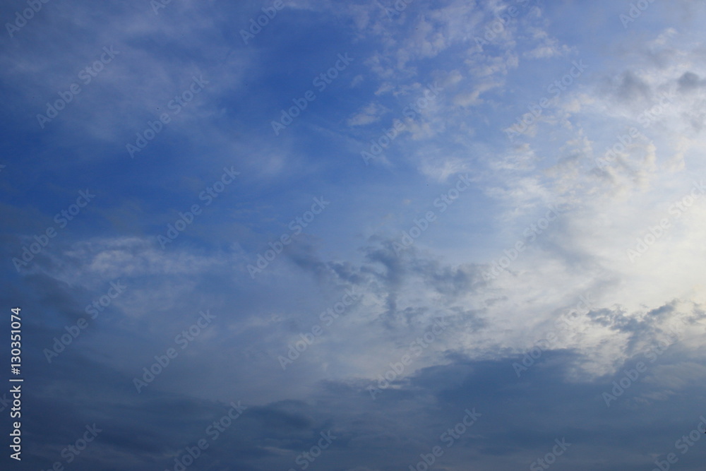 雲のある空 雲のある空