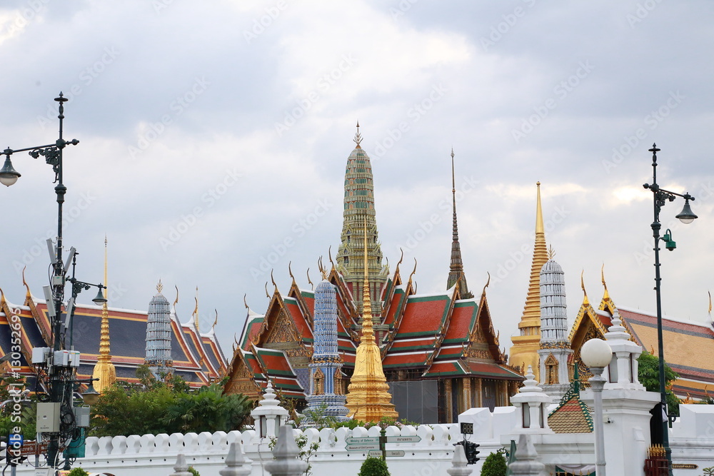 Wat pra kaew Public Temple Grand palace , Bangkok Thailand