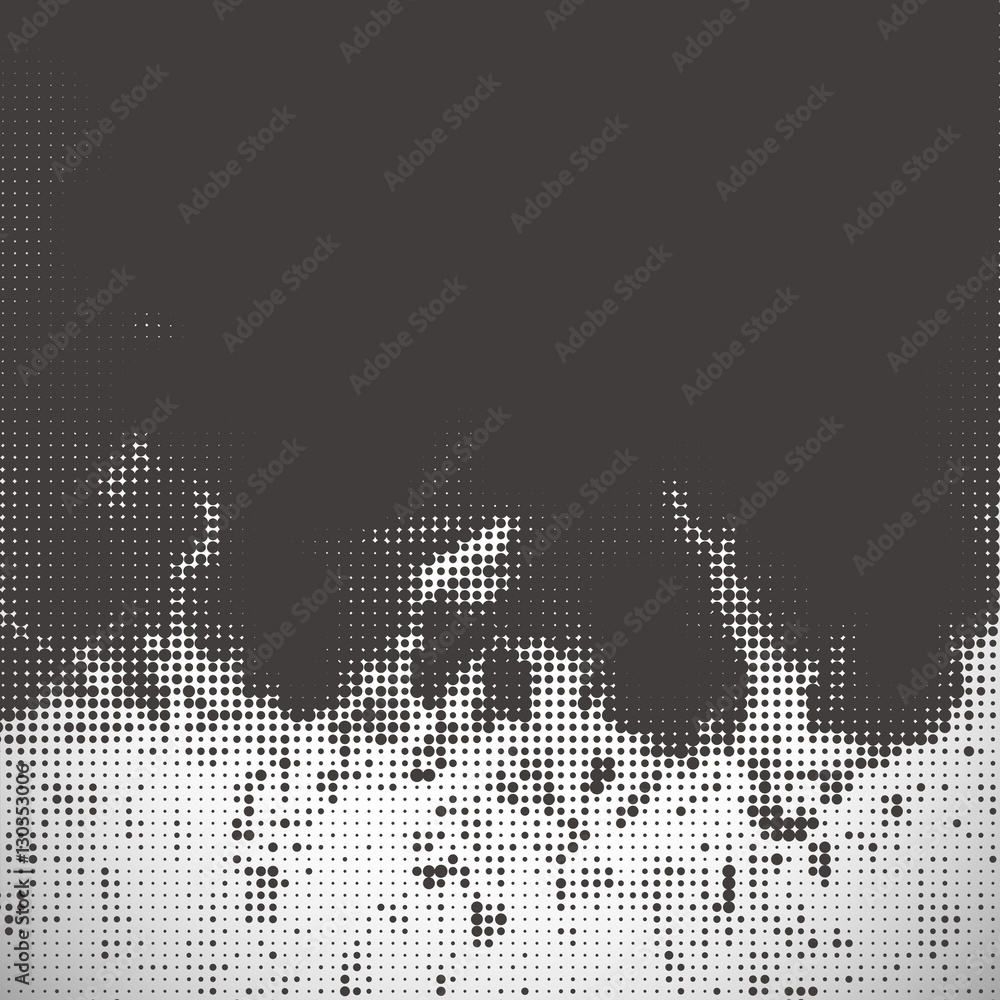 Abstract halftone pattern