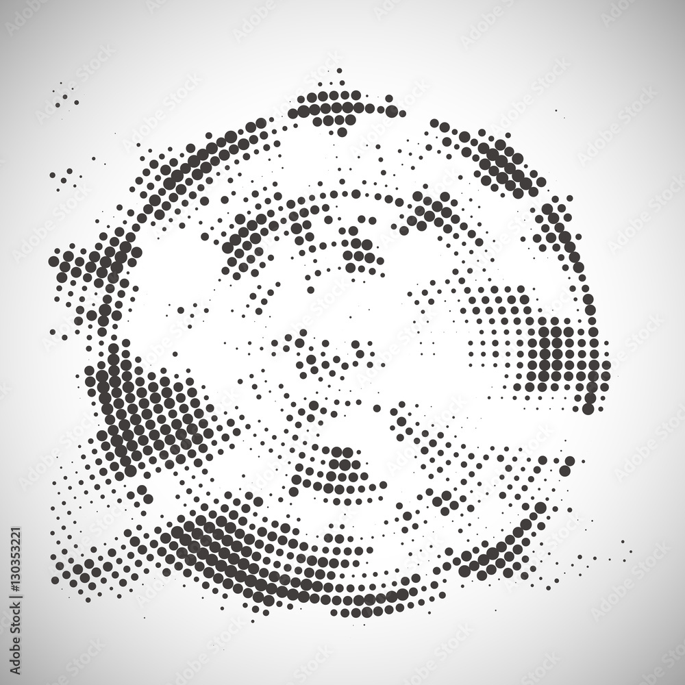 Abstract halftone pattern Abstract halftone pattern