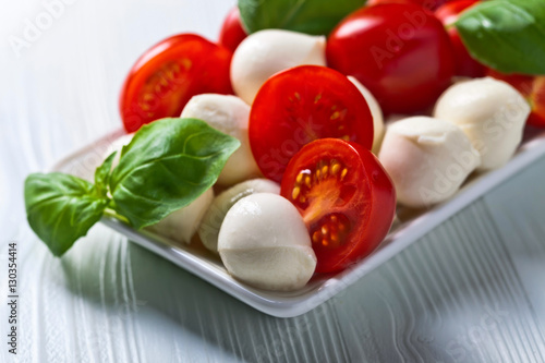  mozzarella with tomato and basil