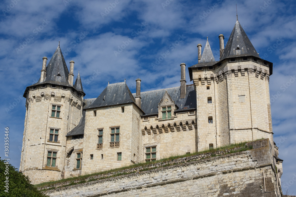 Medieval castle of Saumur, Loire Valley, France